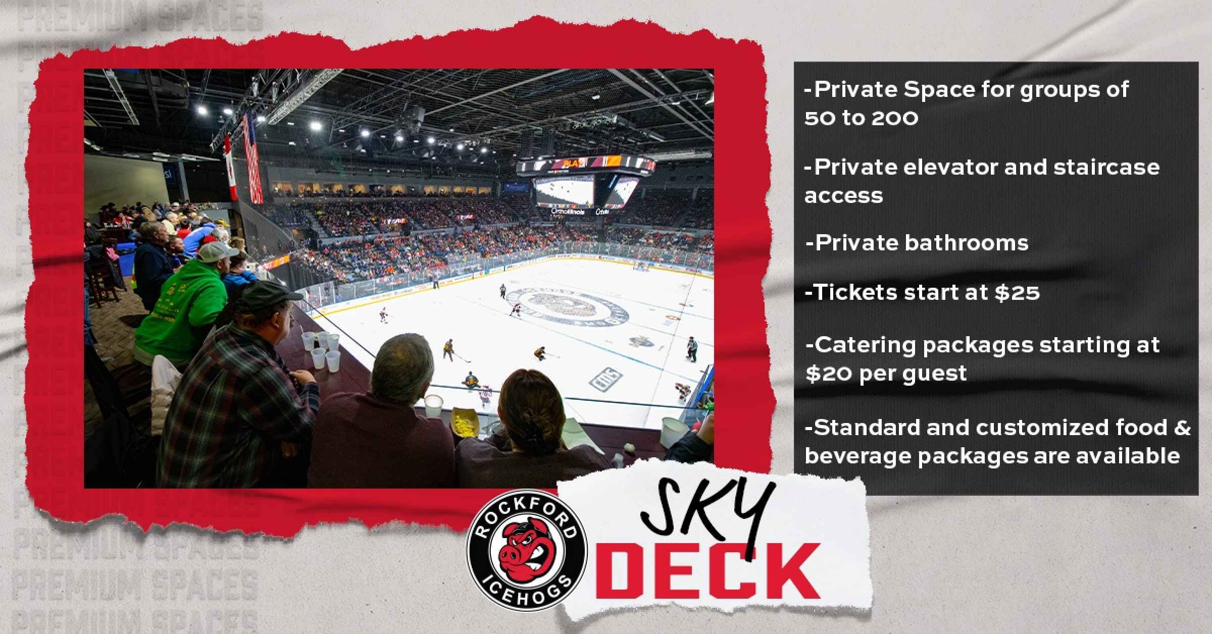 Rockford IceHogs | Premium Seating and Group Spaces