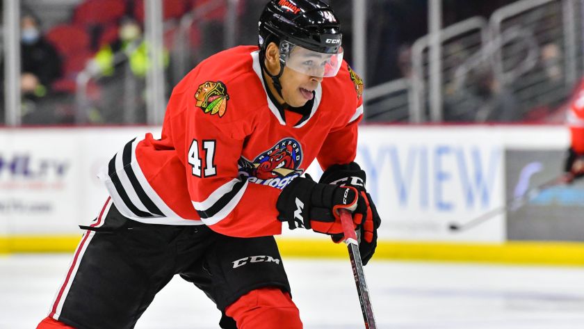 Rockford IceHogs | Defenseman Isaak Phillips Earns First NHL Call-Up…