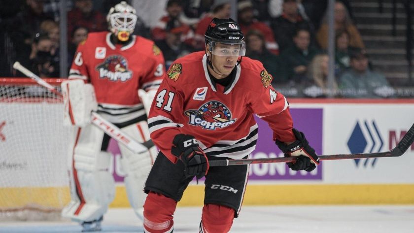Rockford IceHogs | IceHogs Defenseman Isaak Phillips Makes NHL Debut;…