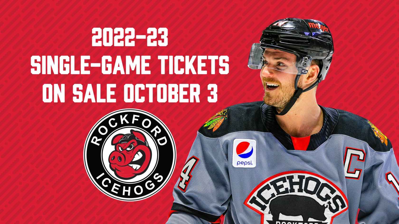 Rockford IceHogs IceHogs SingleGame Tickets to Go on Sale Oct. 3