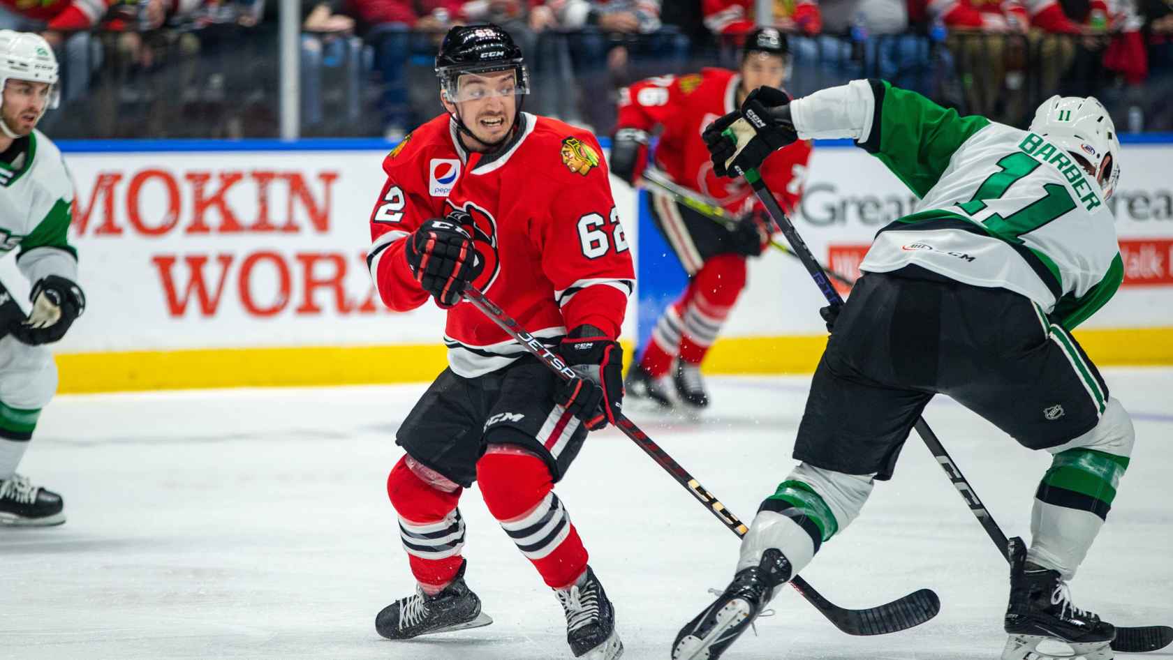 Rockford IceHogs | IceHogs Fall 5-3 In Game 1, Stars Take 1-0 Series…